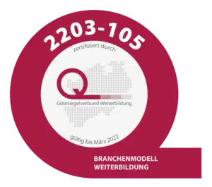 Zertifikat Gütesiegelverbund Weiterbildung DenkArbeit.Ruhr